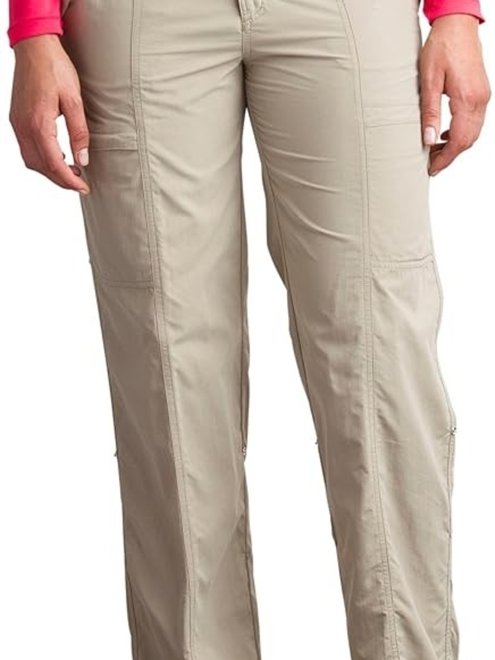 ExOfficio Women's Convertible Cargo Pants in Light Khaki